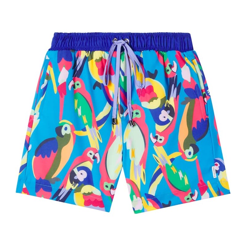 Roarsome Squawk The Parrot printed swim trunks 68288222