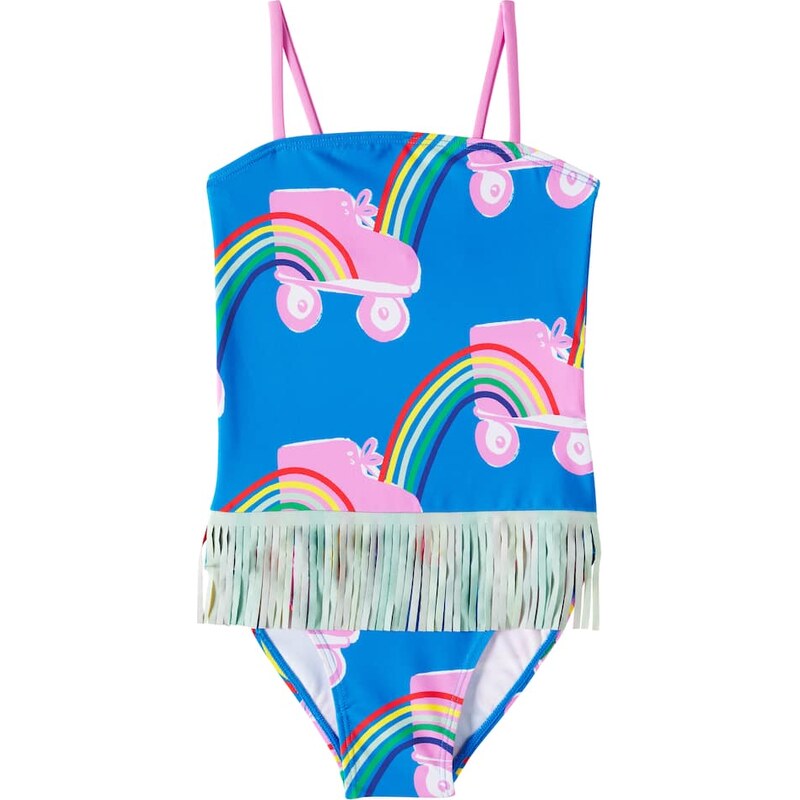 Stella McCartney Kids Printed ruffled swimsuit 68003330