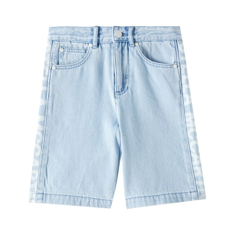 Stella McCartney Kids Logo denim shorts 68033781