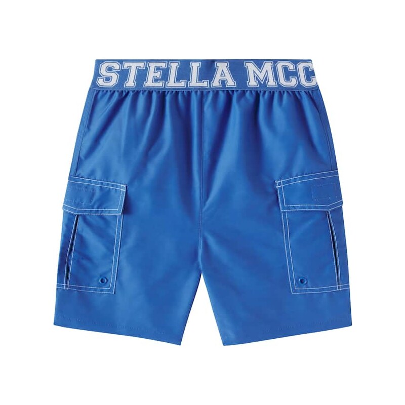 Stella McCartney Kids Logo swim trunks 67942017