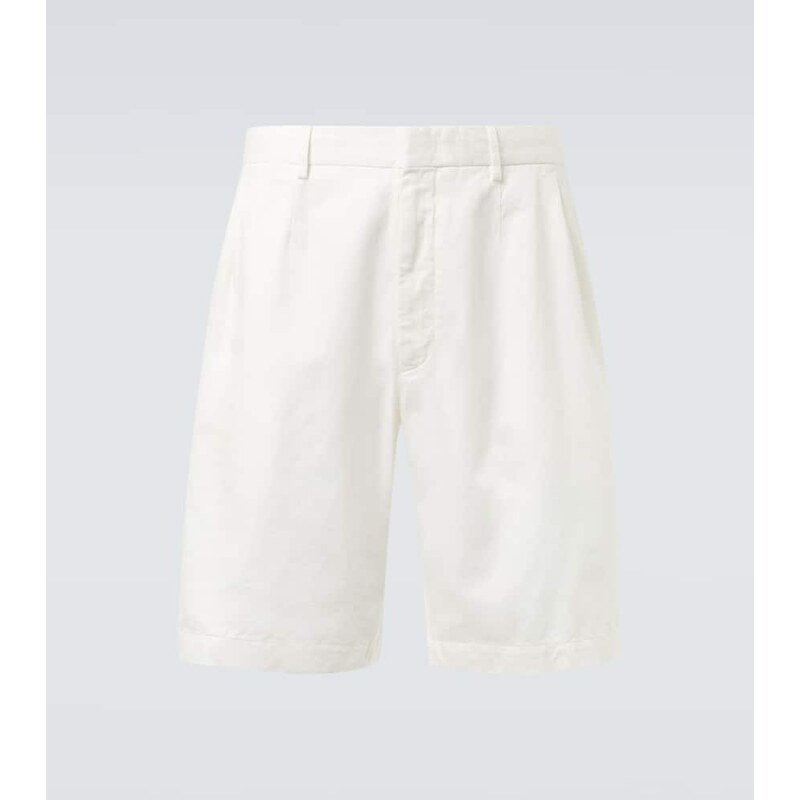 Zegna Cotton and linen Bermuda shorts 68285749