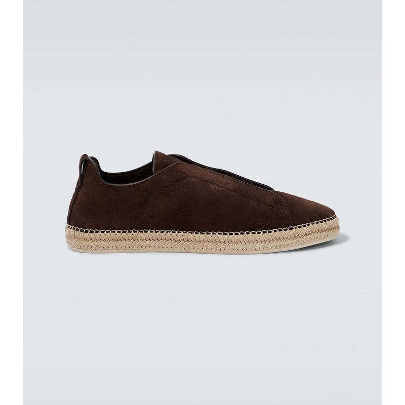 Zegna Triple Stitch suede espadrilles 68283328