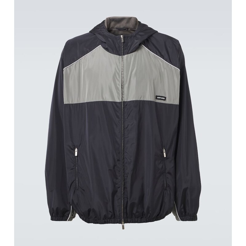 Miu Miu Logo oversized track jacket 68188409