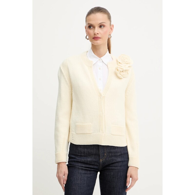 Kardigan s prímesou vlny Luisa Spagnoli 65297335