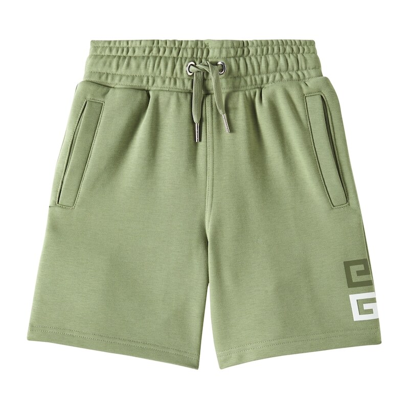 Givenchy Kids 4G cotton-blend shorts 68289312