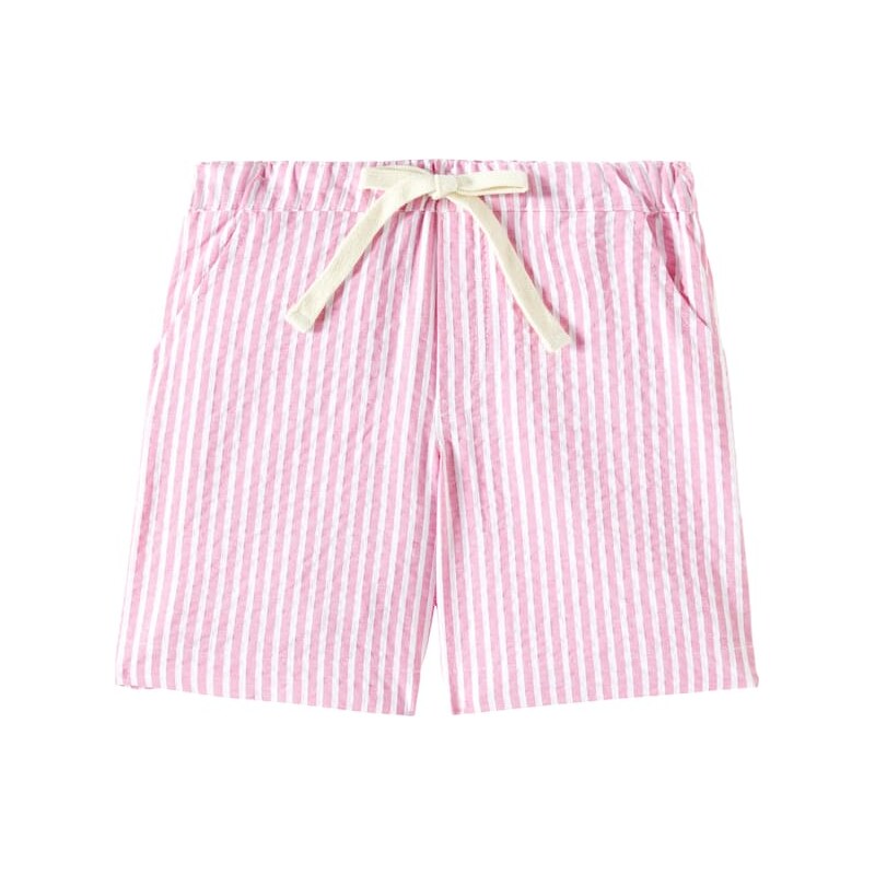 La Coqueta Cortino striped cotton-blend shorts 68023639