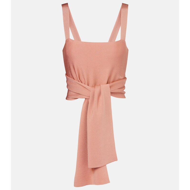 Chloe ChloÃ Knitted crop top 68013790