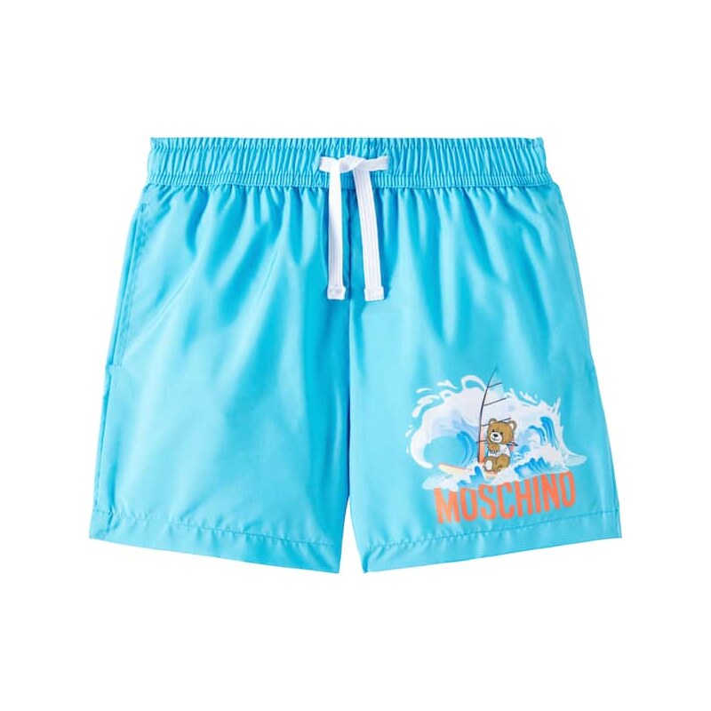 Moschino Kids Printed swim trunks 68291705