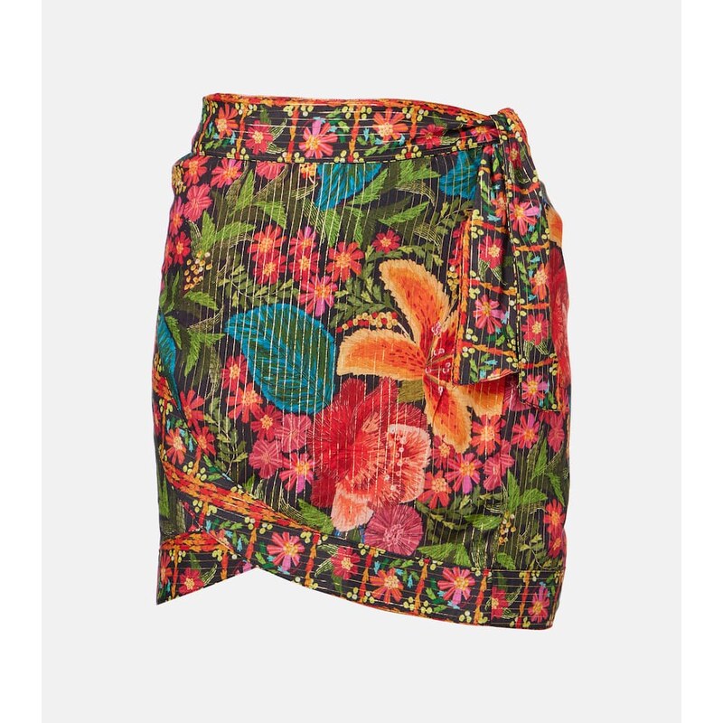 Farm Rio Garden Tapestry floral beach cover-up 67962686