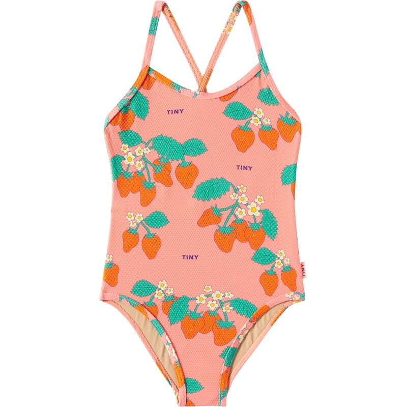 Tinycottons Strawberries printed swimsuit 68198052