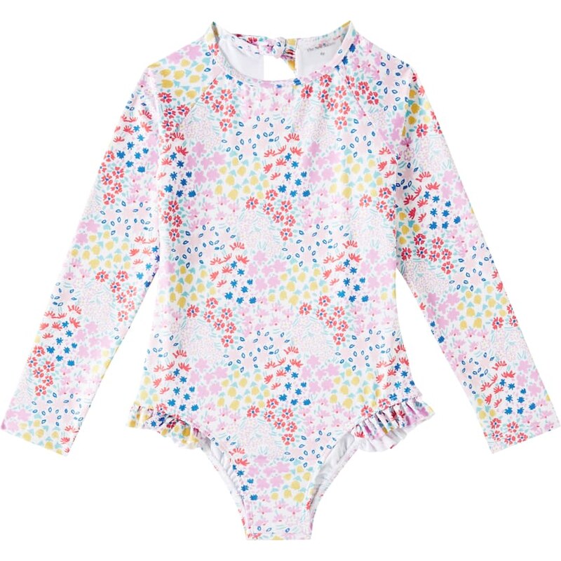 The New Society Floral rashguard swimsuit 68284458