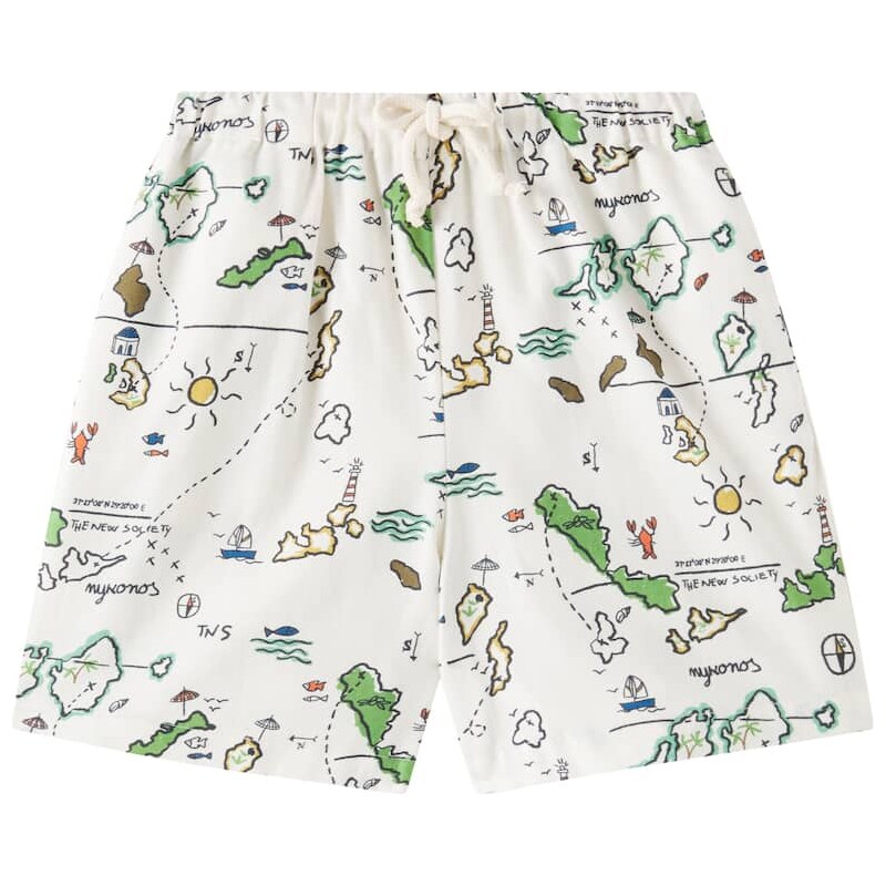 The New Society Arkoi printed cotton Bermuda shorts 68135816