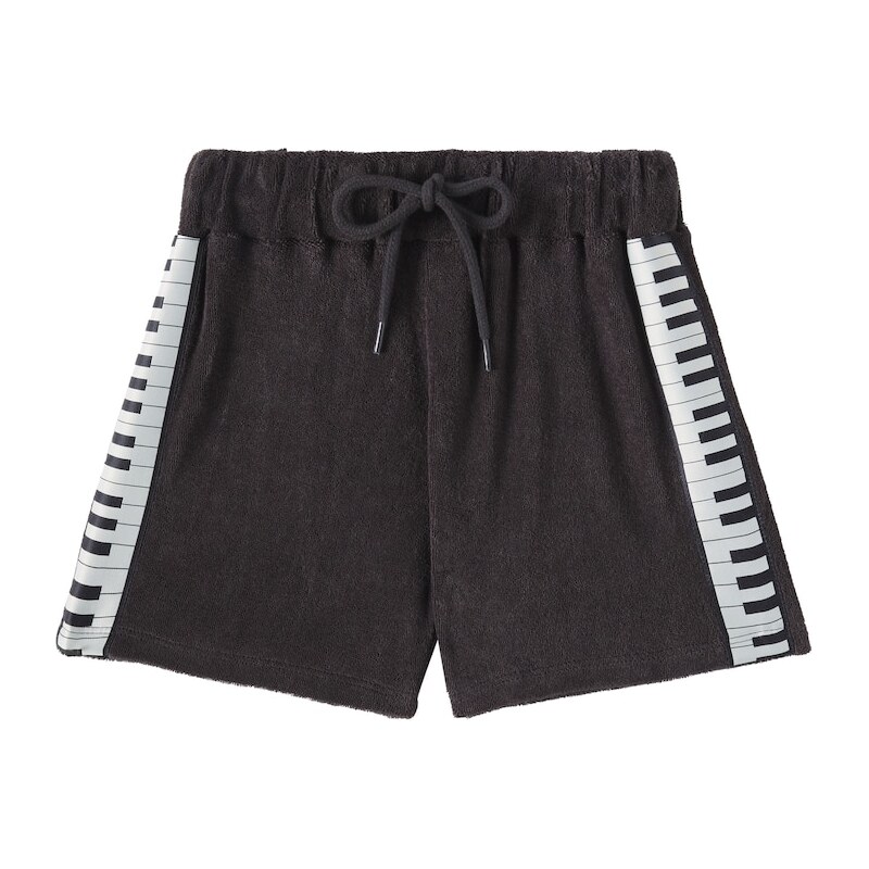 Mini Rodini Piano cotton terry shorts 68060234