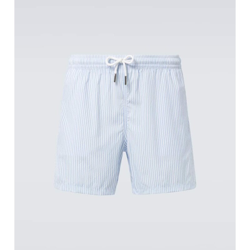 Thom Sweeney Striped swim trunks 67962799