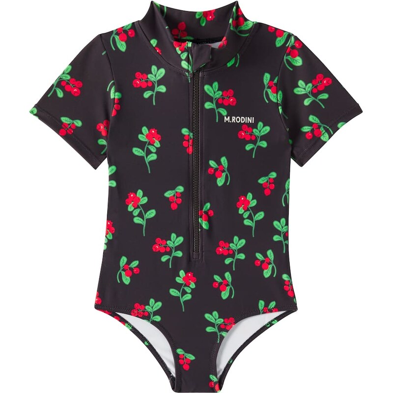 Mini Rodini Printed zip-up swimsuit 68202235
