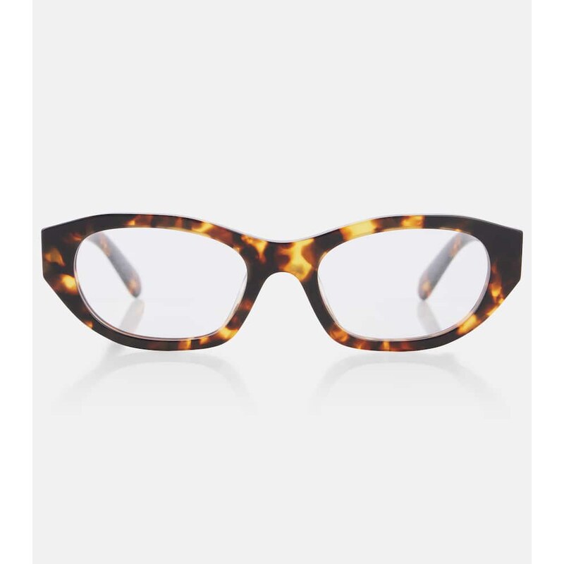 Miu Miu Logo oval glasses 68147446