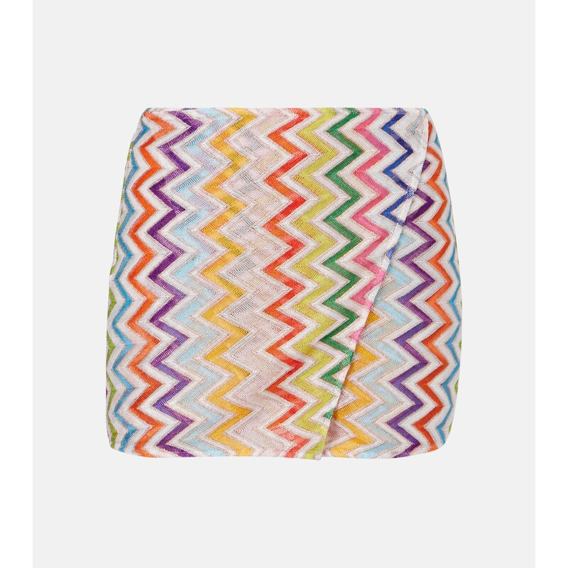 Missoni Zigzag lamÃ skort 68286955