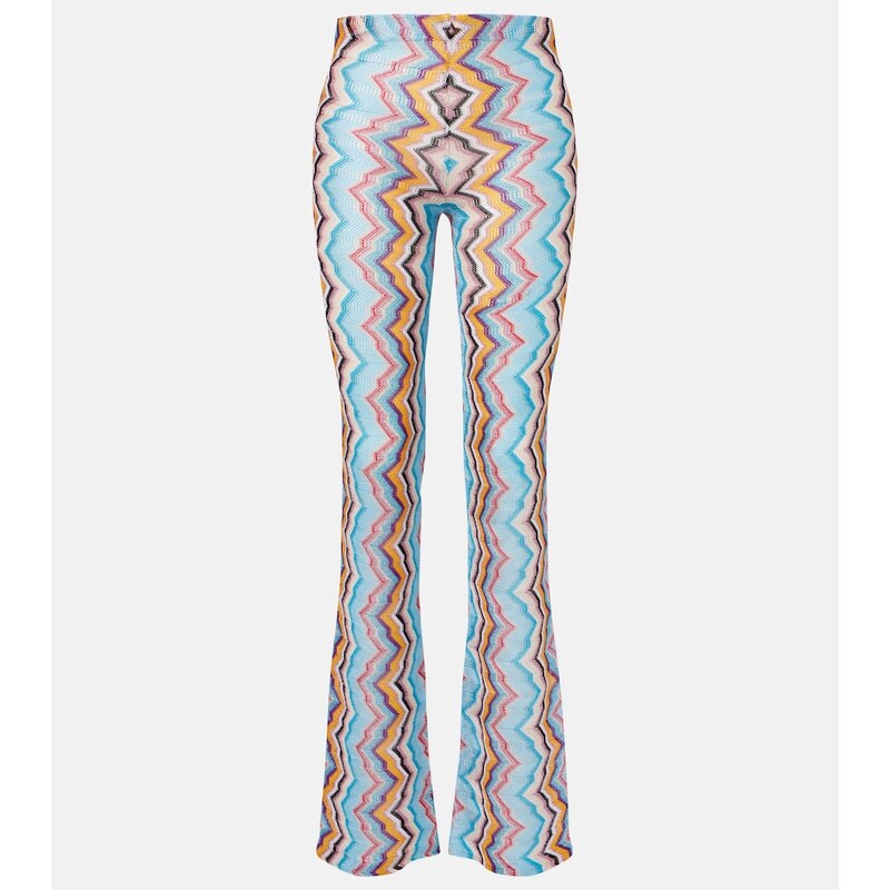 Missoni Zigzag high-rise flared pants 67983705