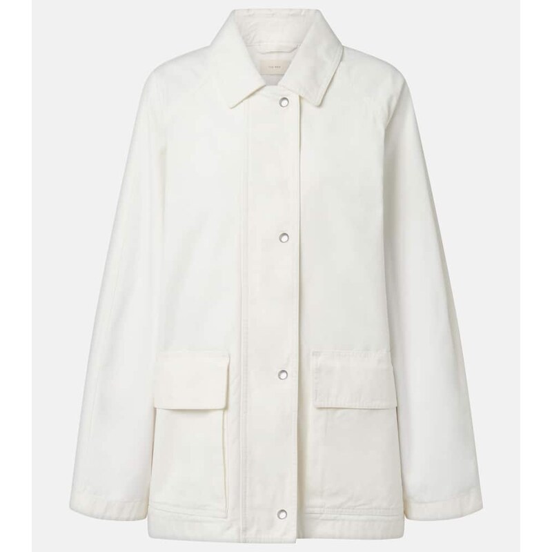The Row Elodianna cotton canvas jacket 68107217