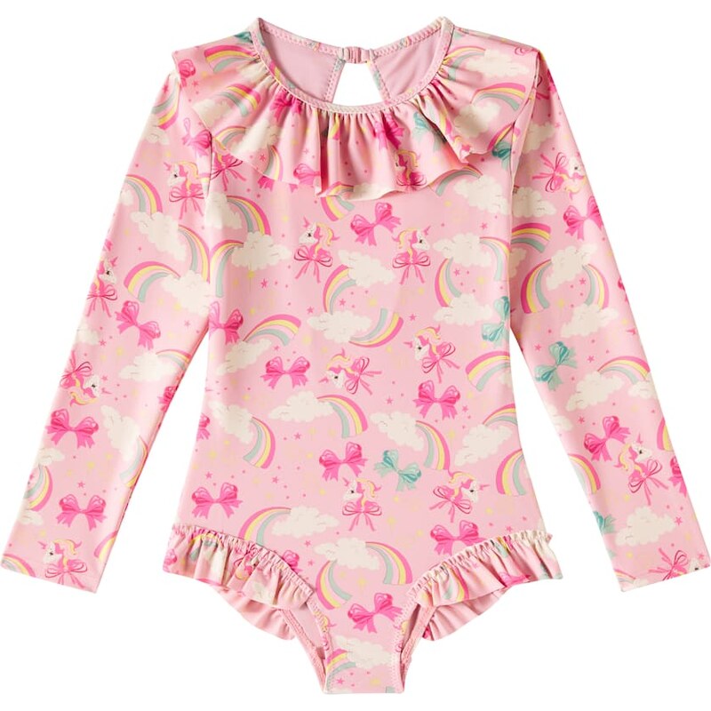 Konges Slojd Konges SlÃ¸jd Manuca printed ruffled swimsuit 68173512