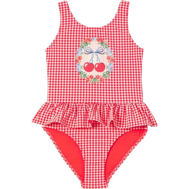 Konges Slojd Konges SlÃ¸jd Soline checked ruffled swimsuit 68200229
