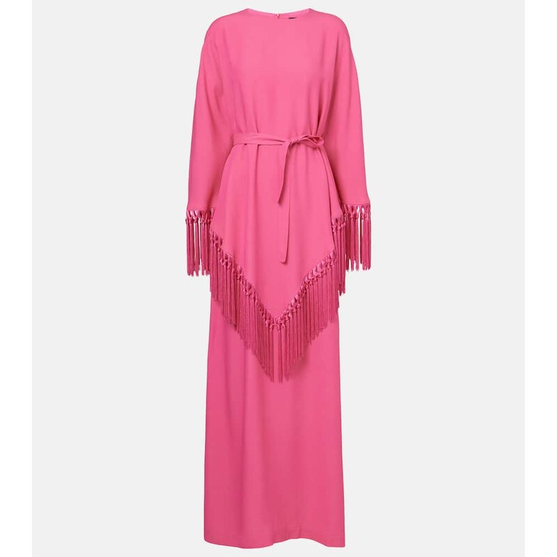 Taller Marmo Fringed crÃªpe cady kaftan 68034109