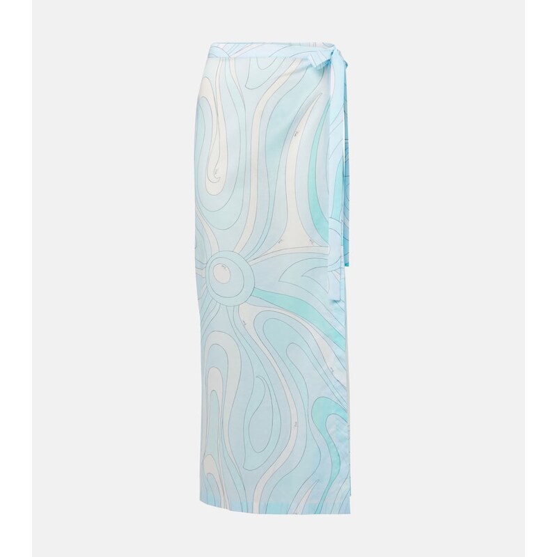 Pucci Marmo cotton muslin beach cover-up 67973022