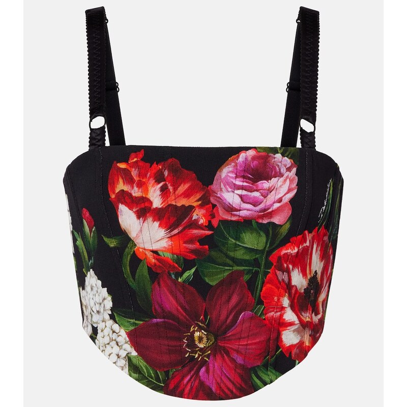 Dolce&Gabbana Floral bustier top 67994374