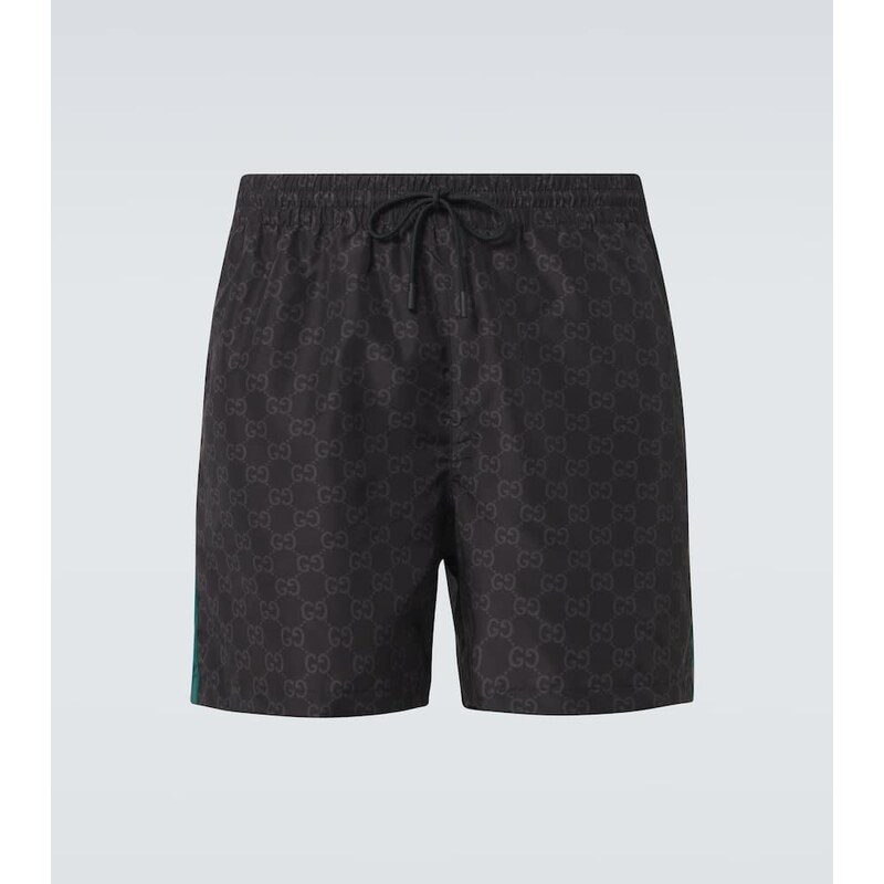Gucci Web Stripe GG swim trunks 68110766