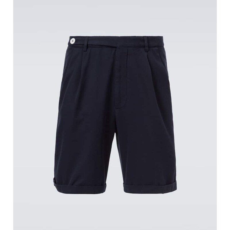 Brunello Cucinelli Cotton gabardine Bermuda shorts 68138655