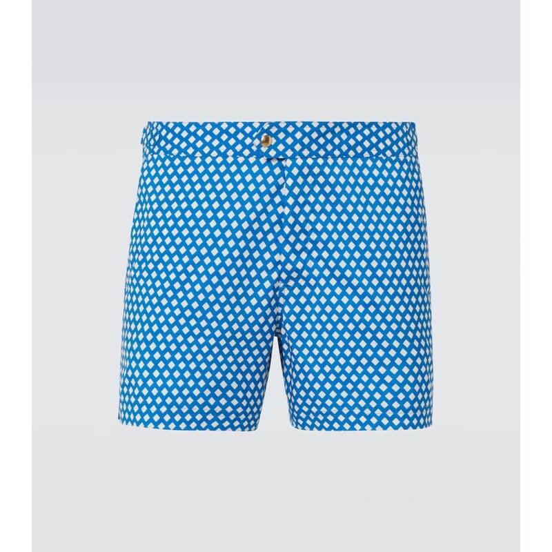 Tom Ford Checked swim trunks 67972550