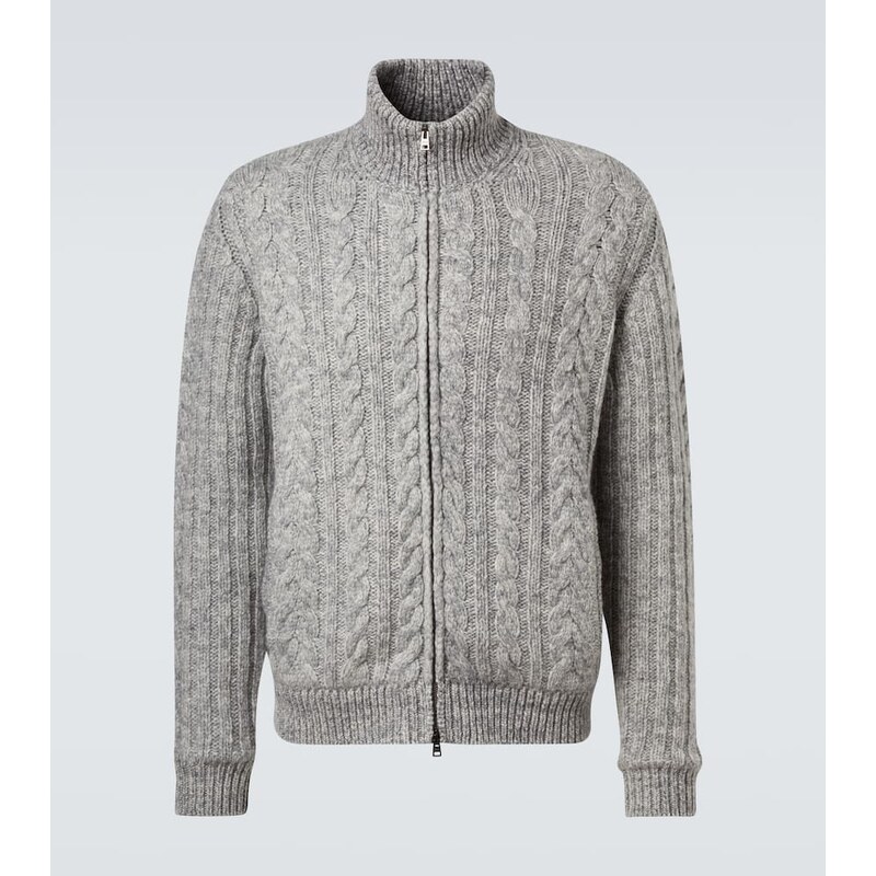 Herno Cable-knit wool jacket 68145093