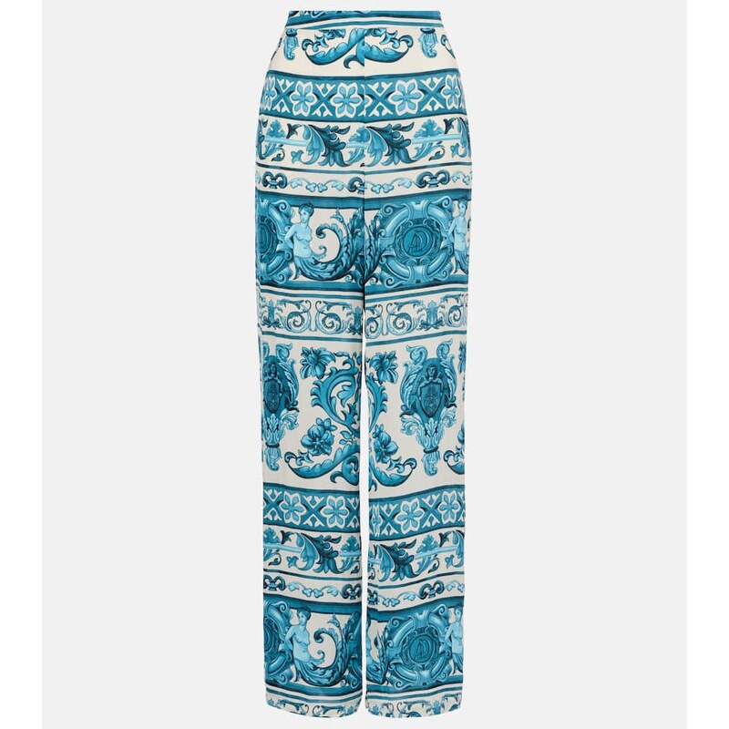 Adriana Degreas Printed wide-leg pants 67942219