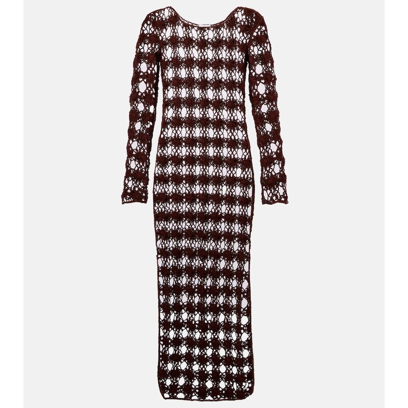 Anna Kosturova Crochet cotton beach dress 68013992