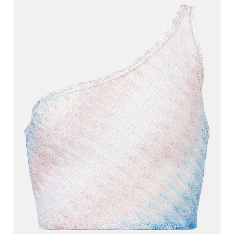 Missoni Wave cropped one-shoulder top 67932420