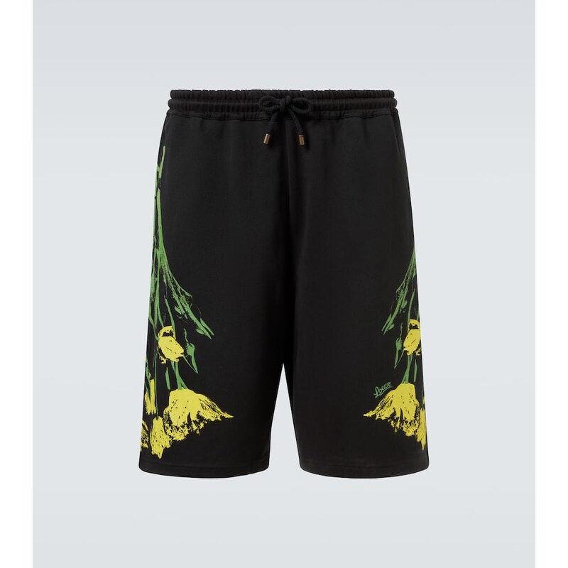 Loewe Floral cotton shorts 68291826