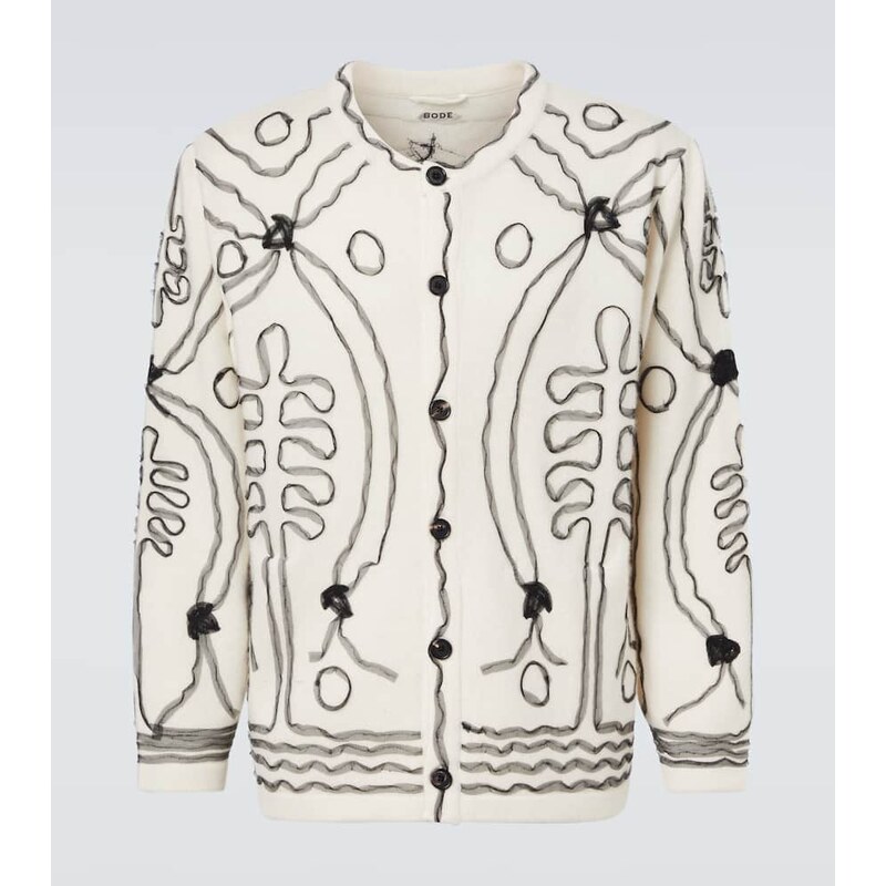 Bode Winter Garden cashmere cardigan 68202639