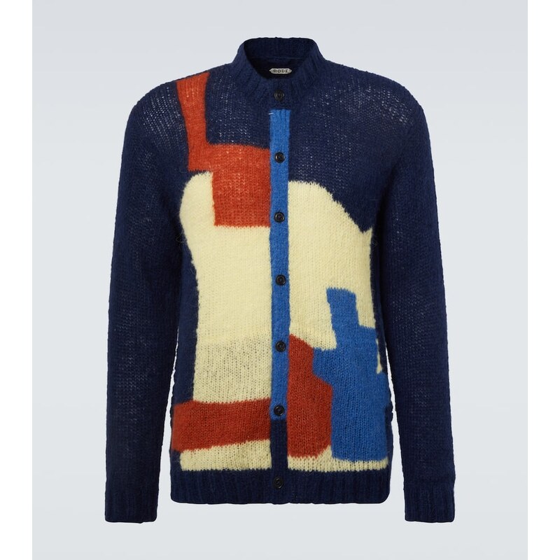 Bode Chapeau alpaca-blend cardigan 67965426