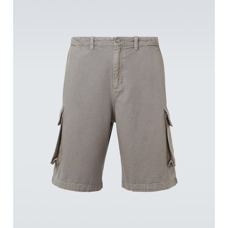 Our Legacy Mount cotton and hemp canvas cargo shorts 68283307