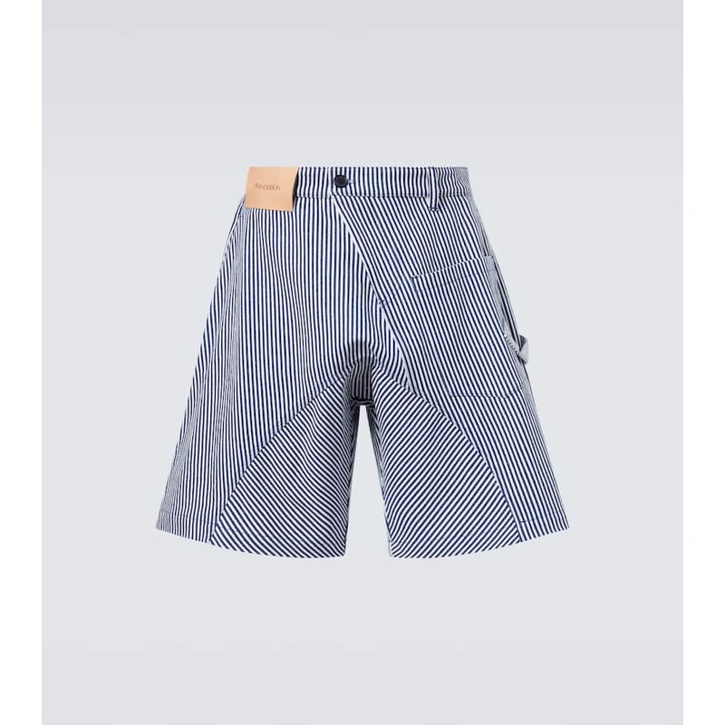 JW Anderson Striped cotton shorts 68050660
