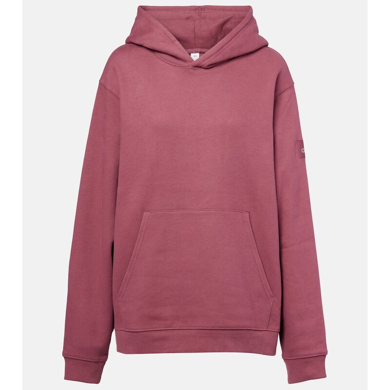 Alo Yoga Renown cotton-blend terry hoodie 68444172