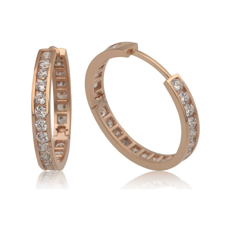 Strieborné náušnice Eternity 67598708