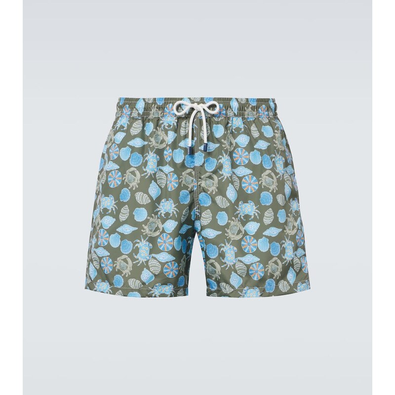 Fedeli Madeira printed swim trunks 67943197