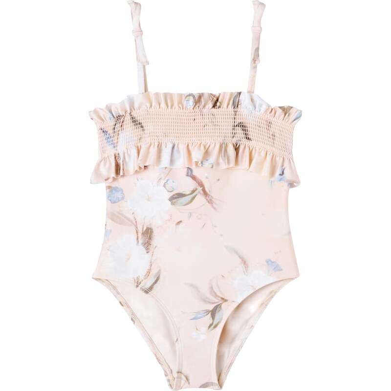 Zimmermann Kids Cascadian floral shirred swimsuit 67993847