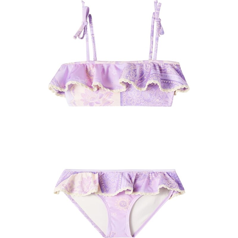Zimmermann Kids Lucky paisley ruffled bikini 68256774