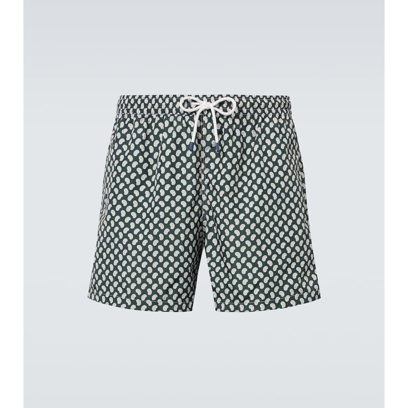 Fedeli Madeira paisley swim trunks 68025123