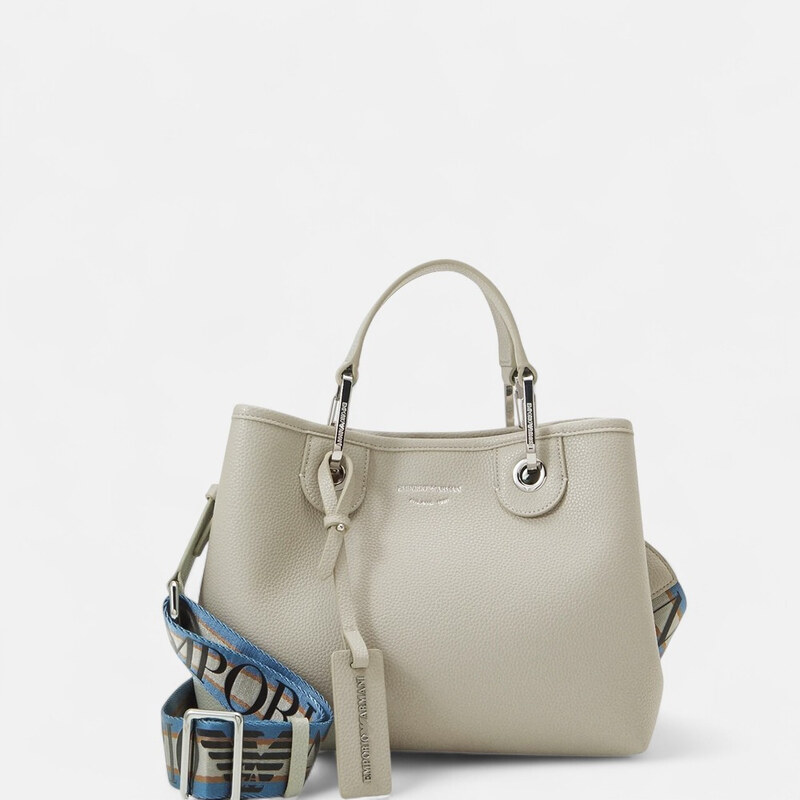 Béžová kabelka Emporio Armani MyEA Small Shopper 68641534