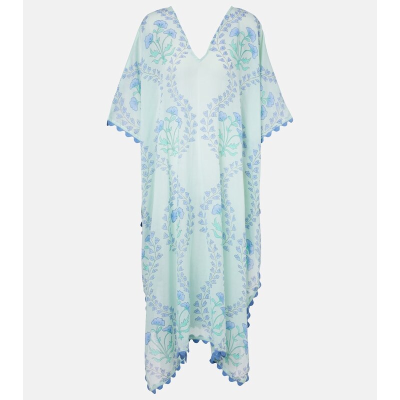 Juliet Dunn Printed cotton beach cover-up 68282152