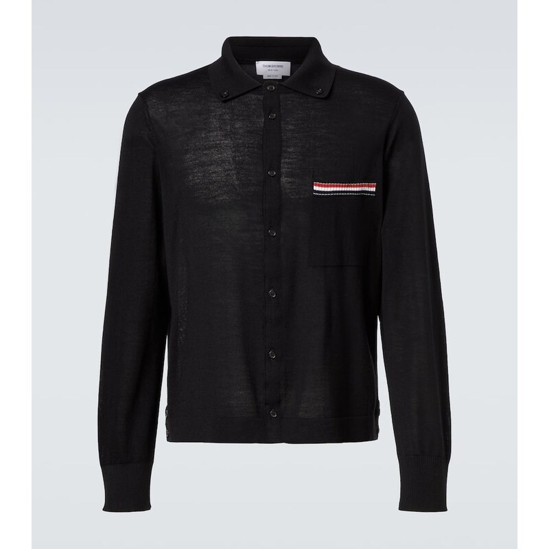 Thom Browne RWB Stripe virgin wool cardigan 68194006