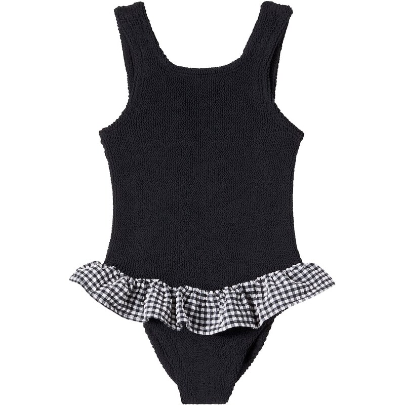 Hunza G Kids Duo Denise gingham swimsuit 68289597